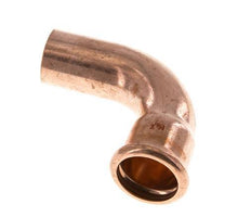90deg Elbow Press Fitting - 28mm Female & 28mm Male - Copper alloy