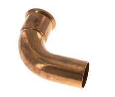 90deg Elbow Press Fitting - 35mm Female & 35mm Male - Copper alloy