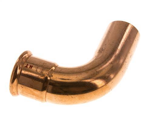 90deg Elbow Press Fitting - 42mm Female & 42mm Male - Copper alloy