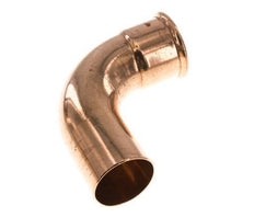 90deg Elbow Press Fitting - 54mm Female & 54mm Male - Copper alloy
