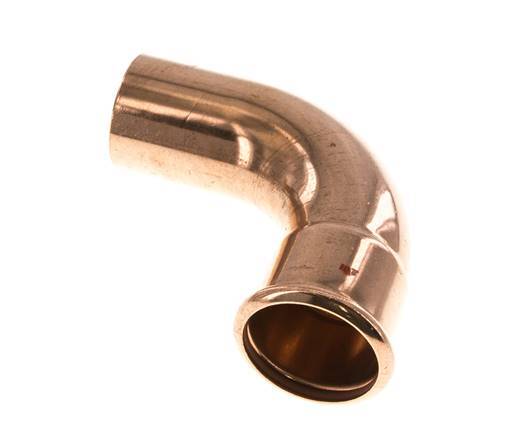 90deg Elbow Press Fitting - 54mm Female & 54mm Male - Copper alloy
