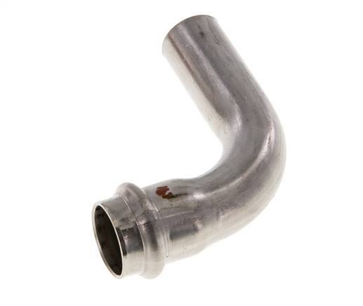 90deg Elbow Press Fitting - 22mm Female & 22mm Male - Stainless Steel