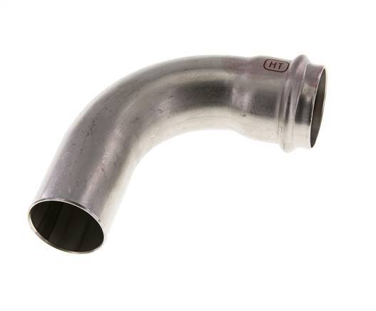90deg Elbow Press Fitting - 35mm Female & 35mm Male - Stainless Steel
