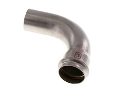 90deg Elbow Press Fitting - 35mm Female & 35mm Male - Stainless Steel