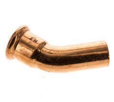 45deg Elbow Press Fitting - 22mm Female & 22mm Male - Copper alloy