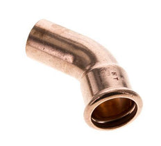 45deg Elbow Press Fitting - 28mm Female & 28mm Male - Copper alloy