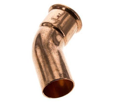 45deg Elbow Press Fitting - 42mm Female & 42mm Male - Copper alloy