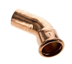 45deg Elbow Press Fitting - 42mm Female & 42mm Male - Copper alloy