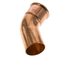 45deg Elbow Press Fitting - 54mm Female & 54mm Male - Copper alloy