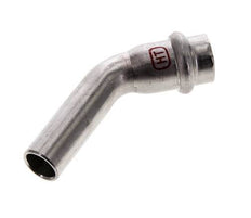 45deg Elbow Press Fitting - 15mm Female & 15mm Male - Stainless Steel