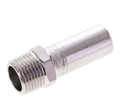 Press Fitting - 18mm Male & R 1/2'' Male - Stainless Steel