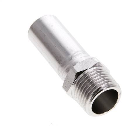 Press Fitting - 18mm Male & R 1/2'' Male - Stainless Steel