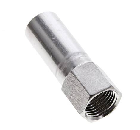 Press Fitting - 22mm Male & Rp 1/2'' Female - Stainless Steel