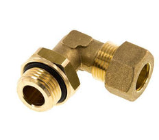14mm & G1/2'' Brass Elbow Compression Fitting with Male Threads 89 bar NBR Adjustable DIN EN 1254-2