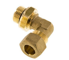 14mm & G1/2'' Brass Elbow Compression Fitting with Male Threads 89 bar NBR Adjustable DIN EN 1254-2