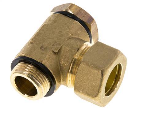 22mm & G3/4'' Brass Swivel Joint Compression Fitting with Male Threads 54 bar Polyamide DIN EN 1254-2