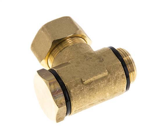 22mm & G3/4'' Brass Swivel Joint Compression Fitting with Male Threads 54 bar Polyamide DIN EN 1254-2