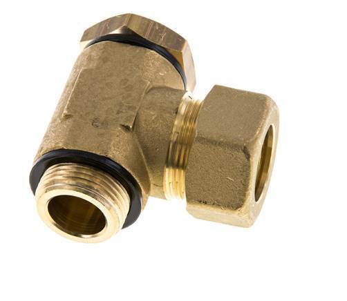 22mm & G3/4'' Brass Swivel Joint Compression Fitting with Male Threads 54 bar Polyamide DIN EN 1254-2