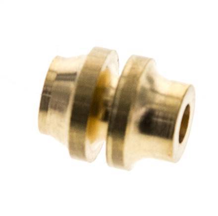 4mm Brass Straight Compression Fitting DN 6150 bar DIN EN 1254-2 [2 Pieces]