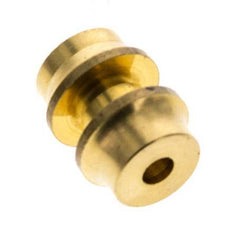 4mm Brass Straight Compression Fitting DN 8135 bar DIN EN 1254-2 [2 Pieces]