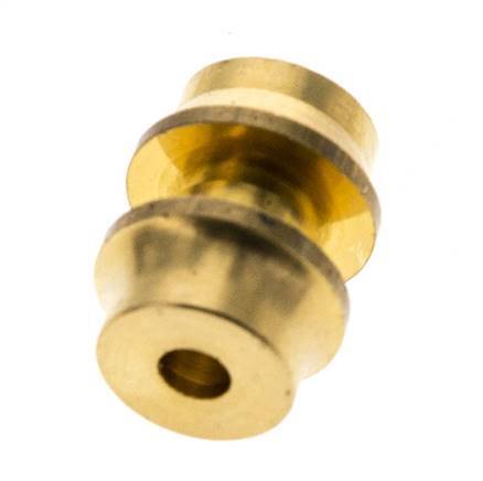 4mm Brass Straight Compression Fitting DN 8135 bar DIN EN 1254-2 [2 Pieces]