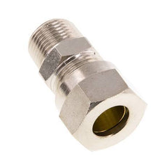 12L & R3/8'' Nickel plated Brass Straight Cutting Fitting with Male Threads 75 bar ISO 8434-1 [2 Pieces]