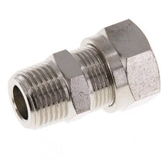 15L & R1/2'' Nickel plated Brass Straight Cutting Fitting with Male Threads 70 bar ISO 8434-1