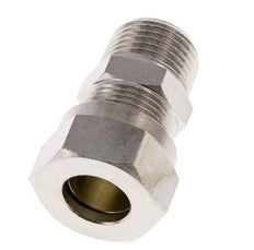 15L & R1/2'' Nickel plated Brass Straight Cutting Fitting with Male Threads 70 bar ISO 8434-1