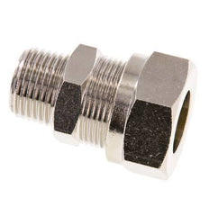 18L & R1/2'' Nickel plated Brass Straight Cutting Fitting with Male Threads 65 bar ISO 8434-1