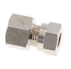 12L & G1/2'' Nickel plated Brass Straight Cutting Fitting with Female Threads 75 bar ISO 8434-1