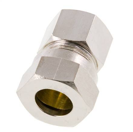 15L & G1/2'' Nickel plated Brass Straight Cutting Fitting with Female Threads 70 bar ISO 8434-1