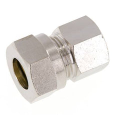 15L & G1/2'' Nickel plated Brass Straight Cutting Fitting with Female Threads 70 bar ISO 8434-1