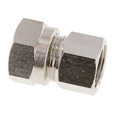 15L & G1/2'' Nickel plated Brass Straight Cutting Fitting with Female Threads 70 bar ISO 8434-1