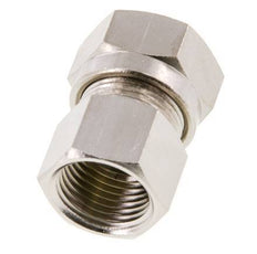 15L & G1/2'' Nickel plated Brass Straight Cutting Fitting with Female Threads 70 bar ISO 8434-1