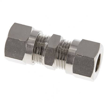 10L Nickel plated Brass Straight Cutting Fitting 115 bar ISO 8434-1
