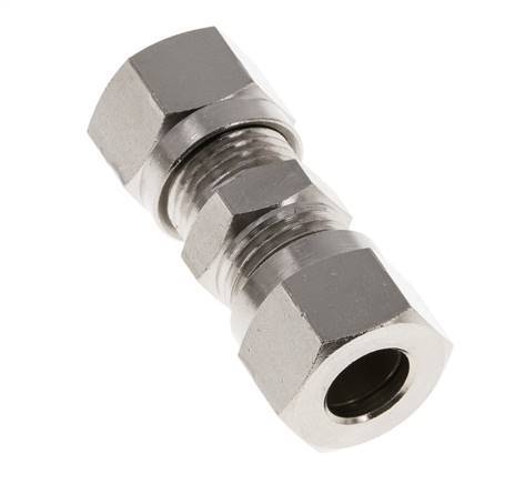 10L Nickel plated Brass Straight Cutting Fitting 115 bar ISO 8434-1