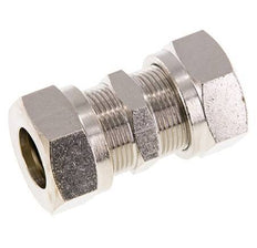 18L Nickel plated Brass Straight Cutting Fitting 65 bar ISO 8434-1