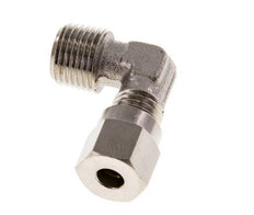 4LL & R1/8'' Nickel plated Brass Elbow Cutting Fitting with Male Threads 100 bar ISO 8434-1 [2 Pieces]