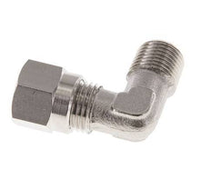 6LL & R1/8'' Nickel plated Brass Elbow Cutting Fitting with Male Threads 100 bar ISO 8434-1 [2 Pieces]