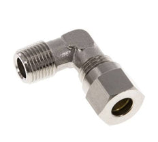 6LL & R1/8'' Nickel plated Brass Elbow Cutting Fitting with Male Threads 100 bar ISO 8434-1 [2 Pieces]