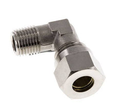 10L & R1/4'' Nickel plated Brass Elbow Cutting Fitting with Male Threads 115 bar ISO 8434-1 [2 Pieces]