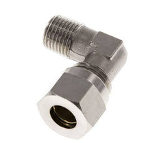 10L & R1/4'' Nickel plated Brass Elbow Cutting Fitting with Male Threads 115 bar ISO 8434-1 [2 Pieces]