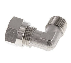 12L & R3/8'' Nickel plated Brass Elbow Cutting Fitting with Male Threads 75 bar ISO 8434-1