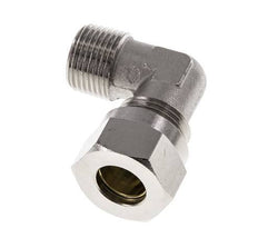 12L & R3/8'' Nickel plated Brass Elbow Cutting Fitting with Male Threads 75 bar ISO 8434-1