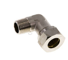 18L & R1/2'' Nickel plated Brass Elbow Cutting Fitting with Male Threads 65 bar ISO 8434-1