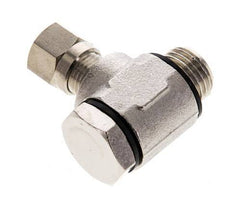 6LL & G1/4'' Nickel plated Brass Swivel Joint Cutting Fitting with Male Threads 100 bar Rotatable ISO 8434-1