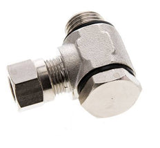 8LL & G1/4'' Nickel plated Brass Swivel Joint Cutting Fitting with Male Threads 100 bar Rotatable ISO 8434-1