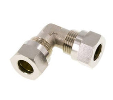12L Nickel plated Brass Elbow Cutting Fitting 75 bar ISO 8434-1