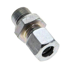 10L & M16x1.5 Zink plated Steel Straight Cutting Fitting with Male Threads 315 bar NBR ISO 8434-1 [2 Pieces]