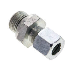 10L & M18x1.5 Zink plated Steel Straight Cutting Fitting with Male Threads 315 bar NBR ISO 8434-1